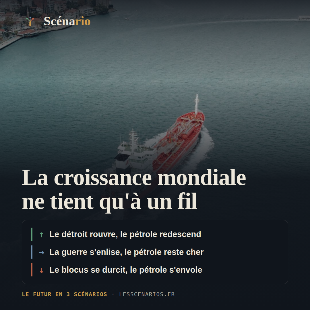 La croissance mondiale ne tient qu'à un fil