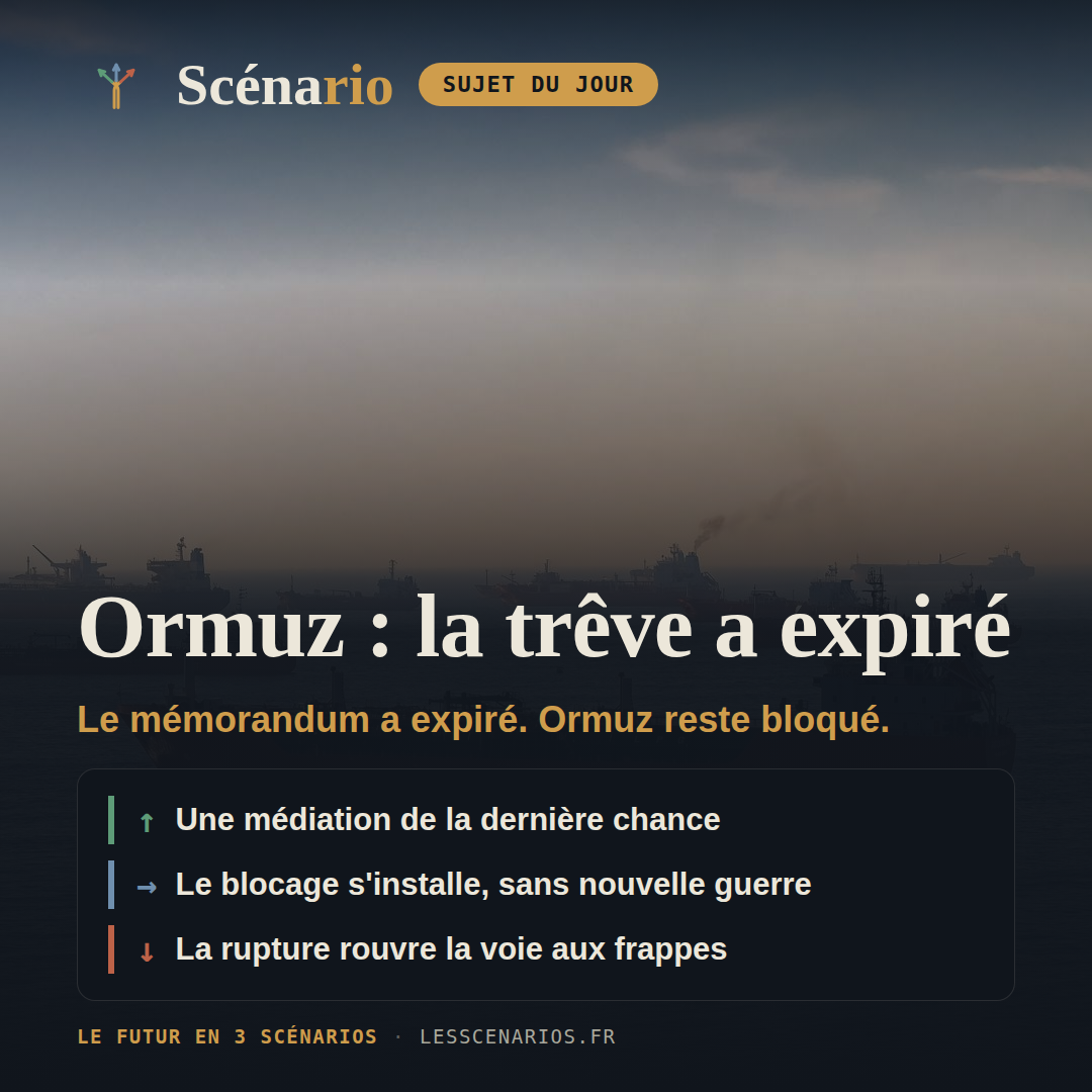 Ormuz : la trêve a expiré