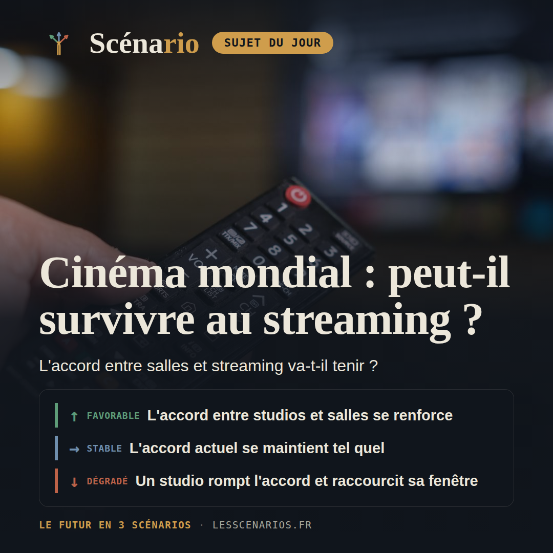 Cinéma mondial : peut-il survivre au streaming ?